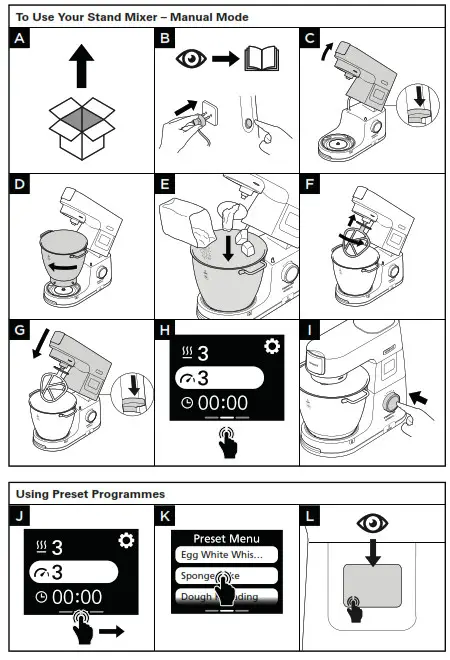 KENWOOD KWL90 Chef Titanium Patissier XL Stand- 2