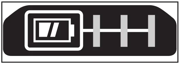 STANLEY SFMCF920 V20 Lithium Ion Battery Instructions - Battery state of charge indicator