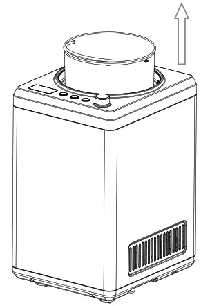 Wilfa ICM1S 250 Vanilla 2.5 Ice Cream Maker - bowl