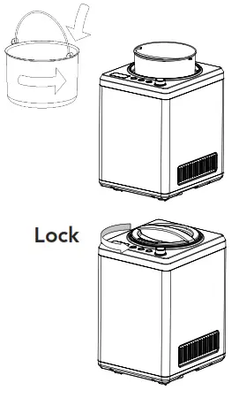 Wilfa ICM1S 250 Vanilla 2.5 Ice Cream Maker - mixing blade