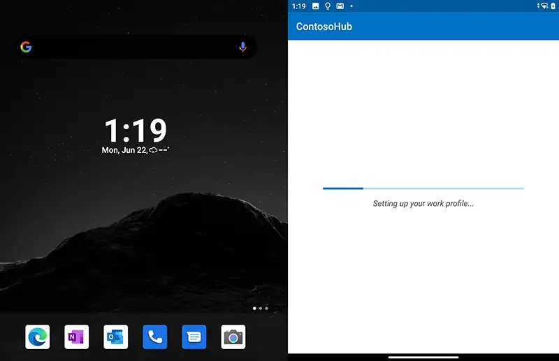 Microsoft Surface Duo Dual Screen Mobile Productivity- Microsoft work 3