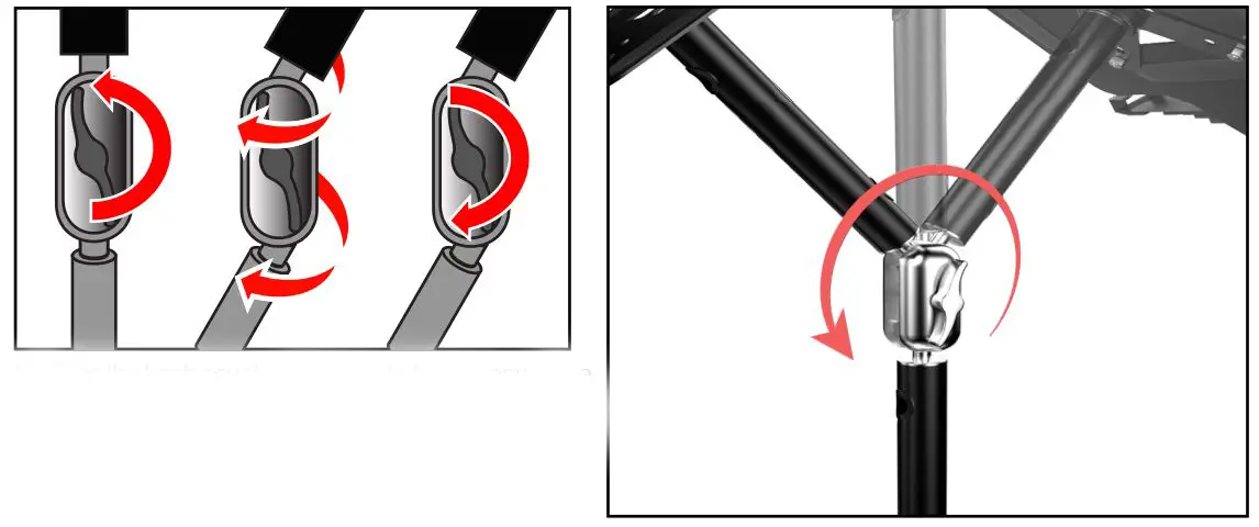 CTA Auto-Sam Laptop Security Arm with VESA Mounting Base for Vehicles - Adjusting Joints