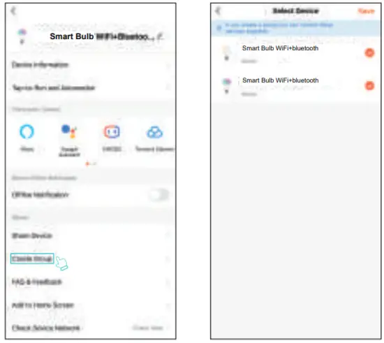 GRACE GU10 Smart Bulb - Grouping