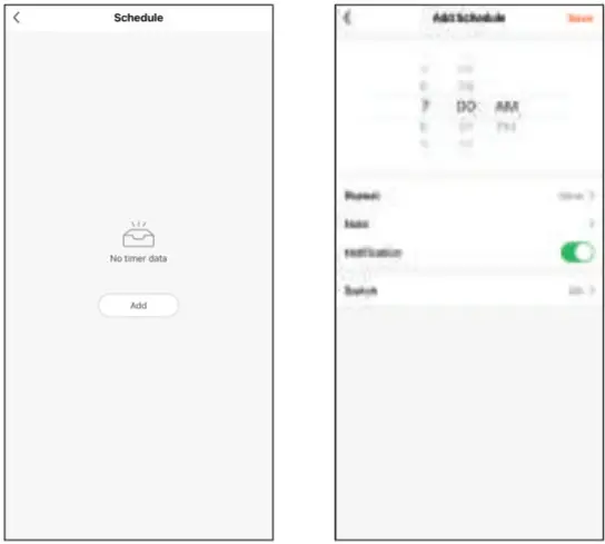GRACE GU10 Smart Bulb - Schedule