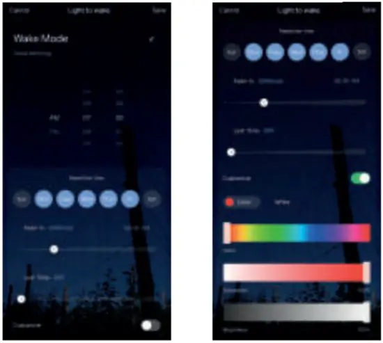 GRACE GU10 Smart Bulb - Wake plan