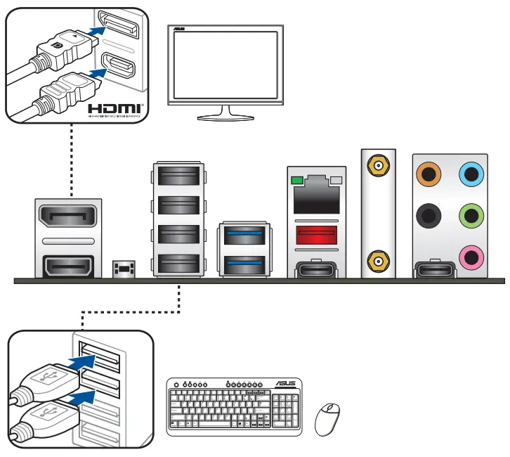 REPUBLIC OF GAMERS Rog Strix 8660 G Gaming WiFi Motherboard-fig5