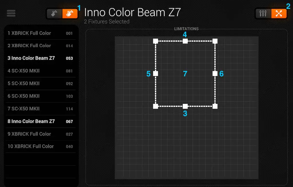 Setting Pan Tilt Limitations