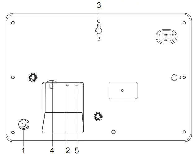 DENVER PFF-1021BLACK 10.1 inch Digital Photo Frame User Manual - Product Overview