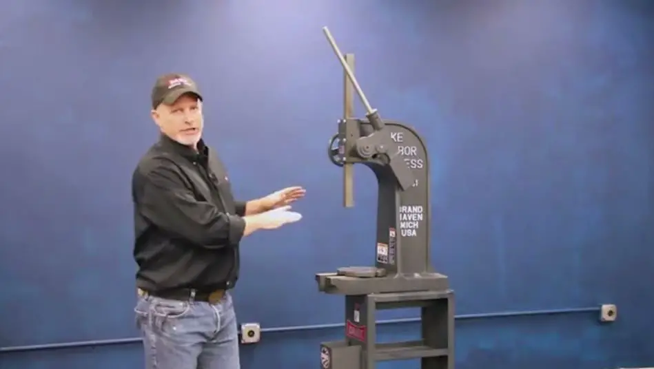 Dake 1-1c Ratchet Lever Arbor Press Instruction Manual