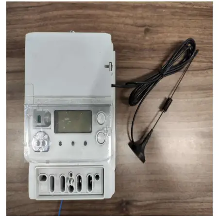 The NIC is connected to the meter via a serial port