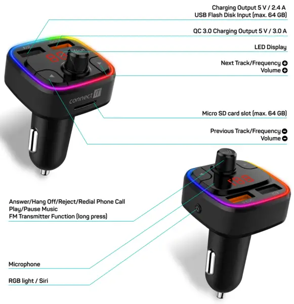 connect IT CCC 909 Series Bluetooth Handsfree Car Kit - fig2