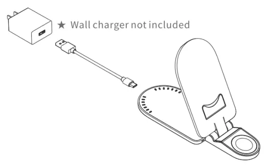 ESORUN Farer01 3 in 1 Wireless Charging Station - figure 3