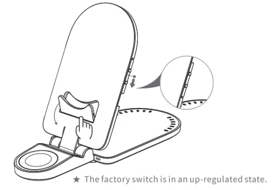 ESORUN Farer01 3 in 1 Wireless Charging Station - figure 7