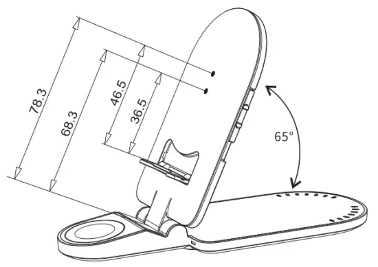 ESORUN Farer01 3 in 1 Wireless Charging Station - figure 8
