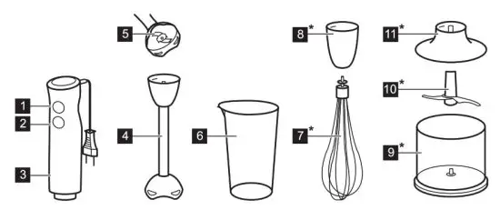 AEG HB4-1-6CW Stick Blender - Stick Blenderj