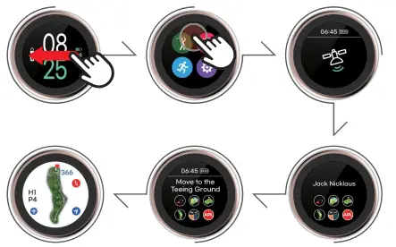 How to enter Golf mode