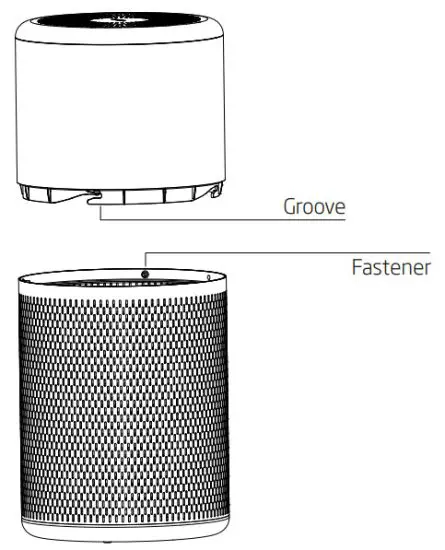 beko ATP 6100 I Air Purifier with 3 Stage HEPA Filter - Pre filter