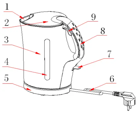 Nero 740101 Express Kettle 1 Litre - Kettle