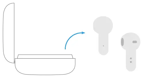 HGCXINHGCXING ML762 TWS Bluetooth 5.0 Wireless Earphone 2G ML762 TWS Bluetooth 5.0 Wireless Earphone 2