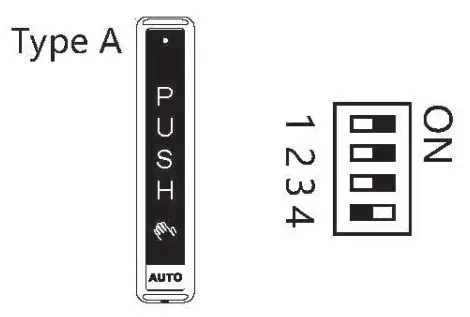 DOORTEC PB04 Wireless Push Button for Automatic Door - fig 1