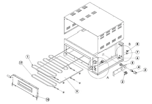 OMCAN-PE-IT-0005-Electric-Countertop-Pizza-Deck-Oven-FIG-5
