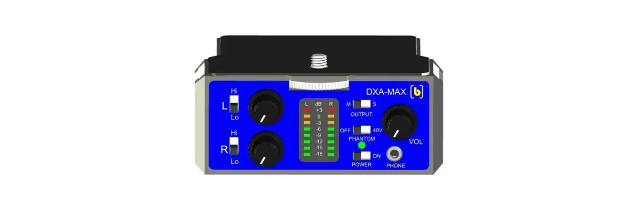 Beachtek Dxa-max Compact Xlr Adapter For Dslr Cameras And Camcorders Instruction Manual