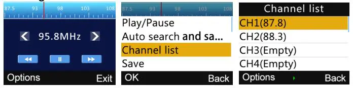UNIWA 3G Feature Phone - FM Radio