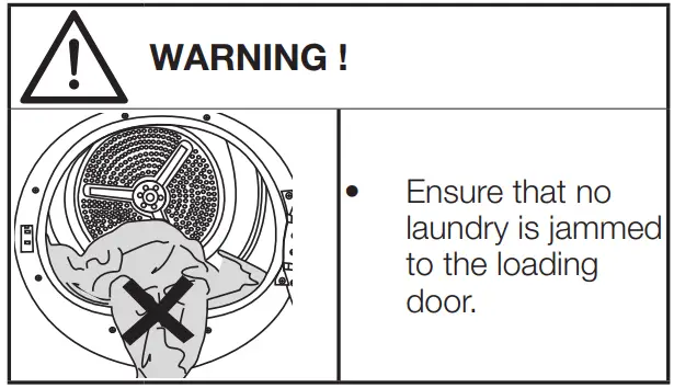 beko DU9149SX0W Tumble Dryer User Manual - Preparation of drying machine