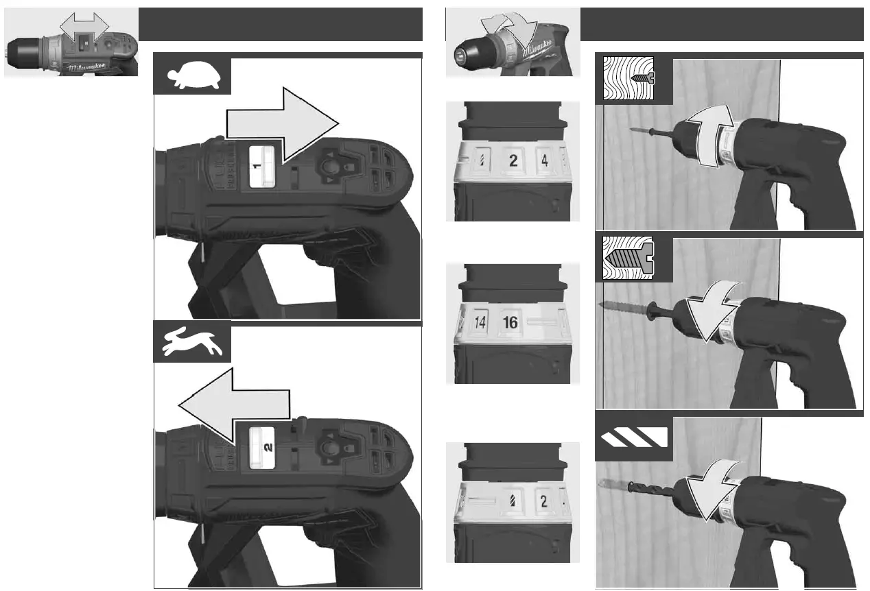 milwaukee -M12 -FDDX -Fuel- Drill-Driver -with -Interchangeable- Heads -8
