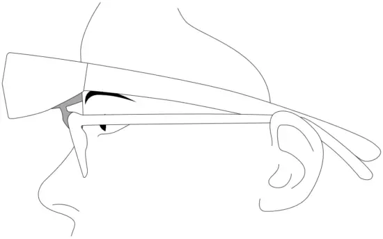 Positioning while wearing eyeglasses
