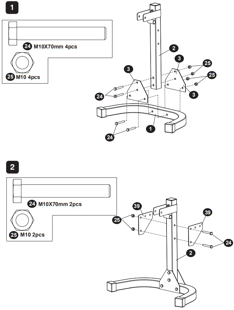 COSTWAY SP37730 Adjustable Olympic Weight Bench for Full-body Workout and Strength Training - PART 3