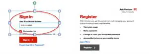 FIG 2 Sign into your My Verizon account