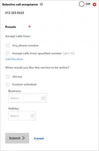 FIG 7 Selective Call Acceptance
