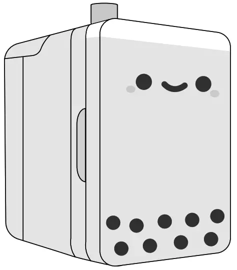 SMOKO Pearl Boba Tea Mini Fridge 2.0