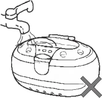 kogan Ultrasonic Jewellery Cleaner - Do not wash the unit with water