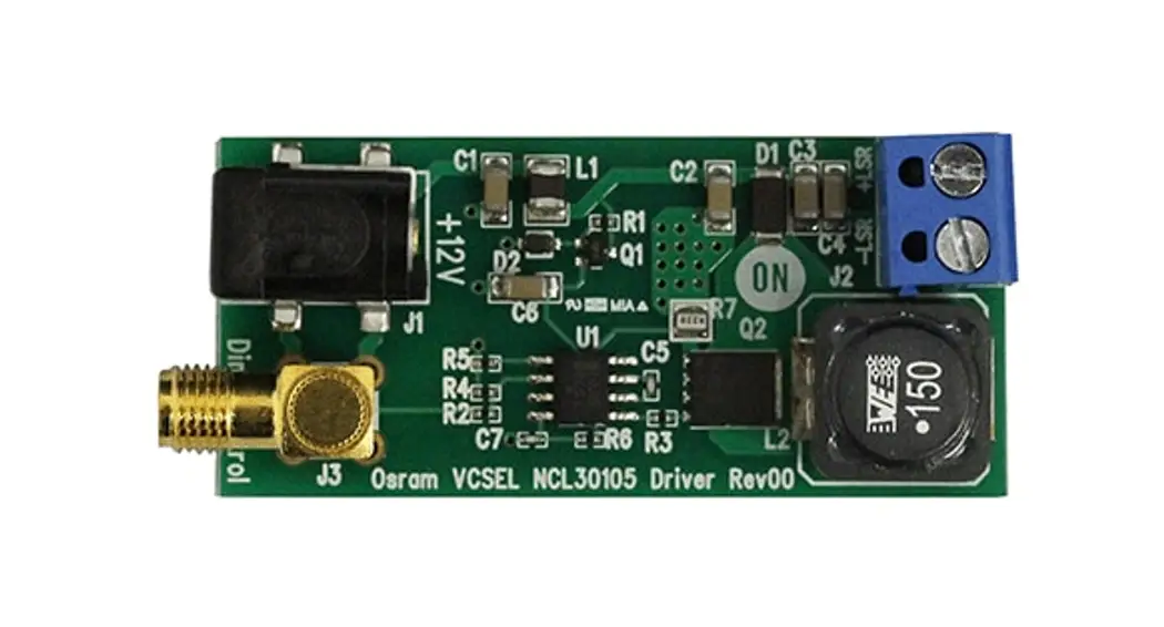 On Semiconductor Ncl30105g1evb Vcsel Driver With Buck Pwm Controller Evaluation Board User Manual