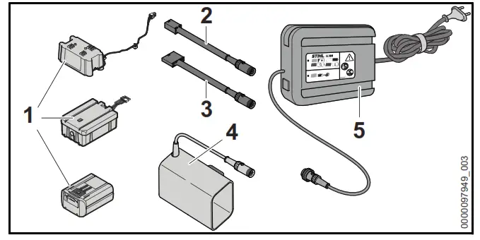 STIHL SL 100 iMOW Charger - fig 1