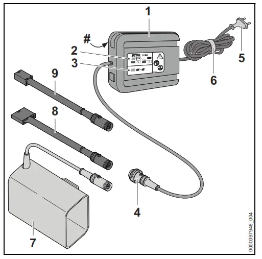 STIHL SL 100 iMOW Charger - icon 4