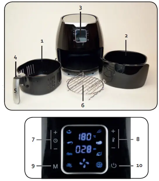 DOMO-DO513FR-DELI-FRYER-XXL-Single-5.5-L-Stand-Alone-Hot-Air-Fryer-1