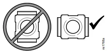 Schneider Electric Rack Accessory Short Shelf installation position