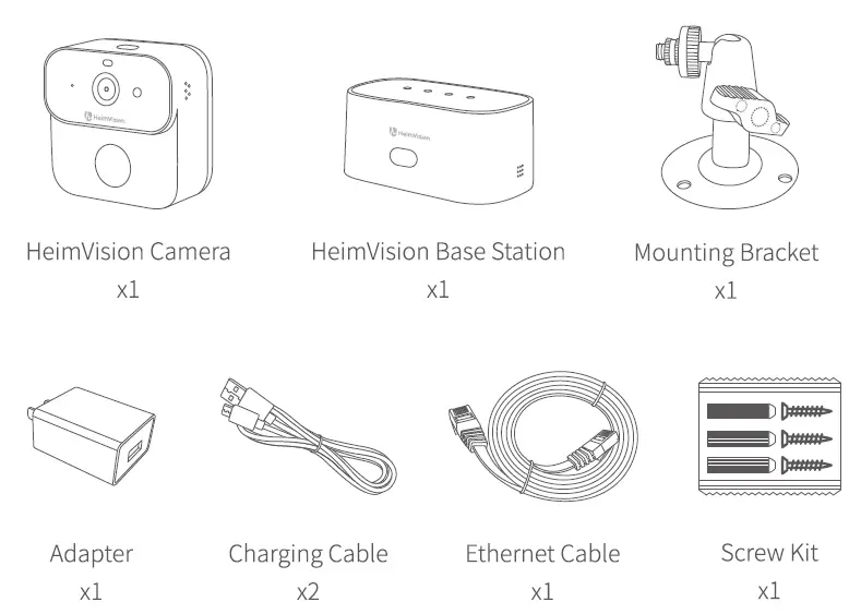 HeimVision Assure B1 2K Wireless Security Camera System FIG 2