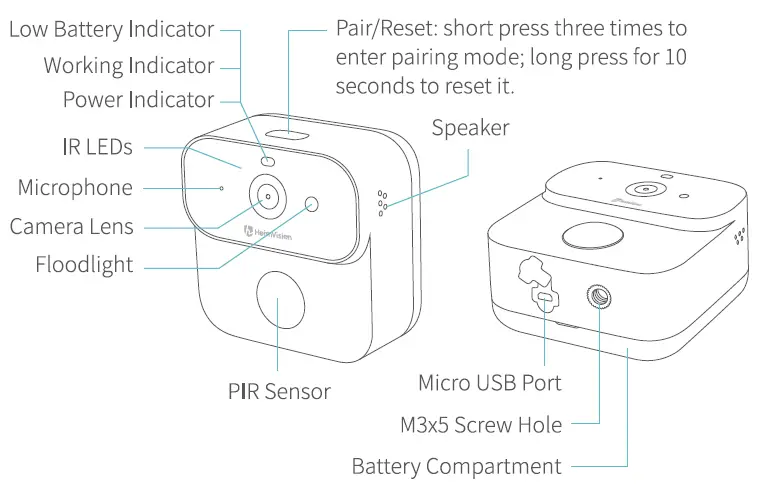 HeimVision Assure B1 2K Wireless Security Camera System FIG 4