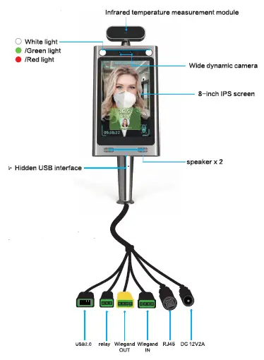 SUNCHIP-AD-08A-Face-Recognition-Temperature-Measurement-Terminal-01