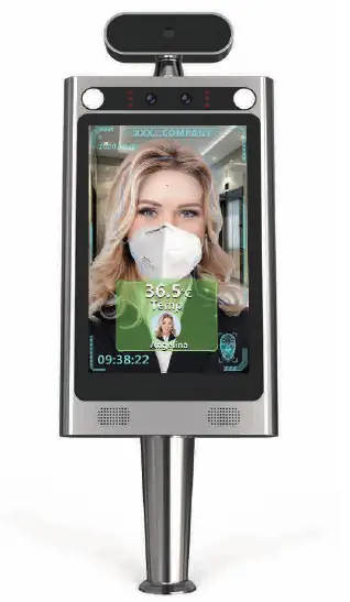 SUNCHIP-AD-08A-Face-Recognition-Temperature-Measurement-Terminal-product-image