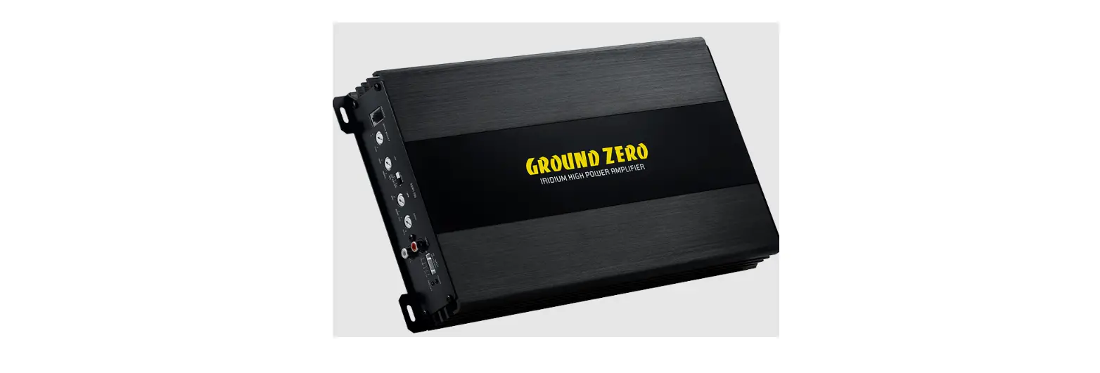 Ground Zero Gzia 1.700 Mono Class A/b Amplifier Owner's Manual