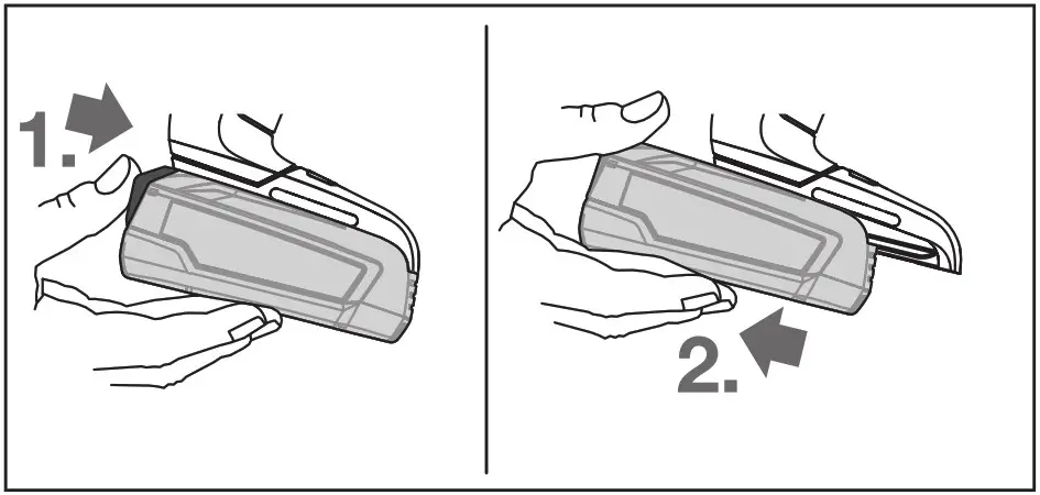 BOSCH AdvancedImpact 18 Home and Garden Cordless Drill Driver - Removing the battery