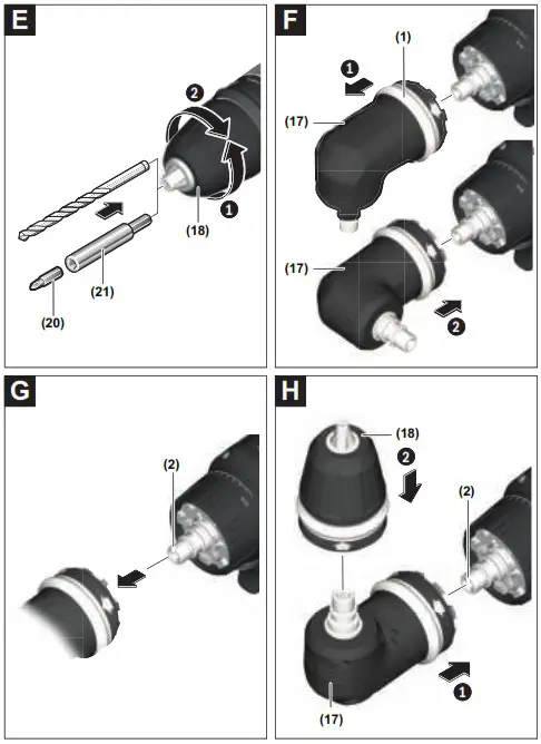 BOSCH AdvancedImpact 18 Home and Garden Cordless Drill Driver - overview 3