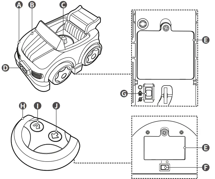 amazon basic B09TL43BMJ Cartoon Race Car Toys - Product Description