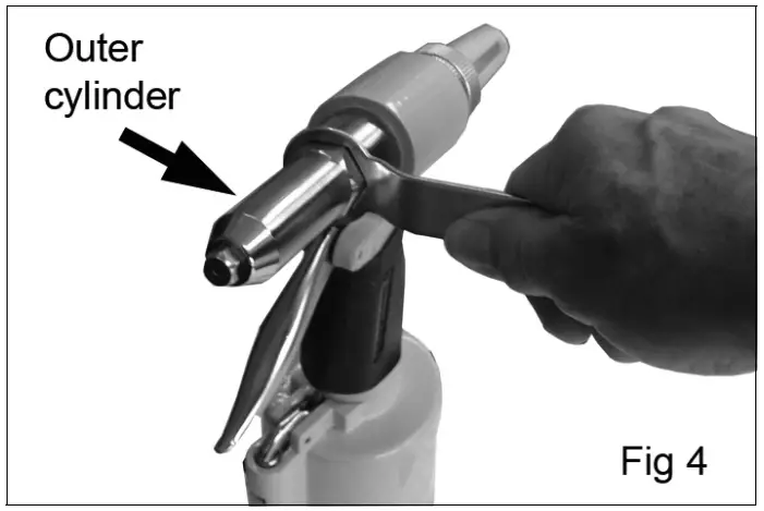 Clarke CAT151 Air Hydraulic Riveter - 4