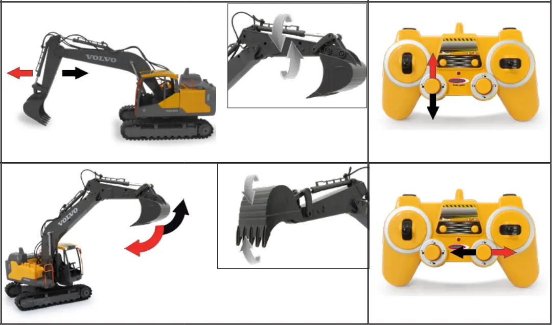 JAMARA 405055 Bagger Volvo EC160E fig 5